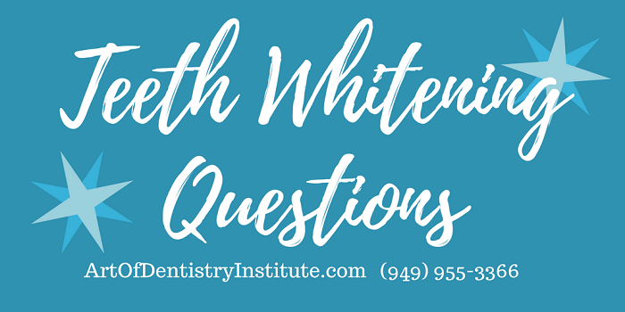 Questions about teeth whitening to ask your dentist